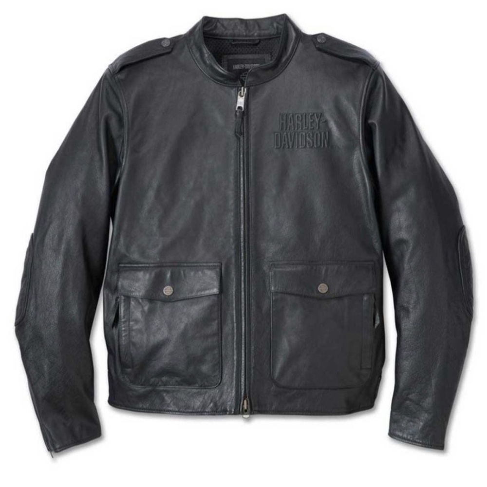NWT Harley-Davidson Mens Layering System Captains Leather Jacket Size XL 98022